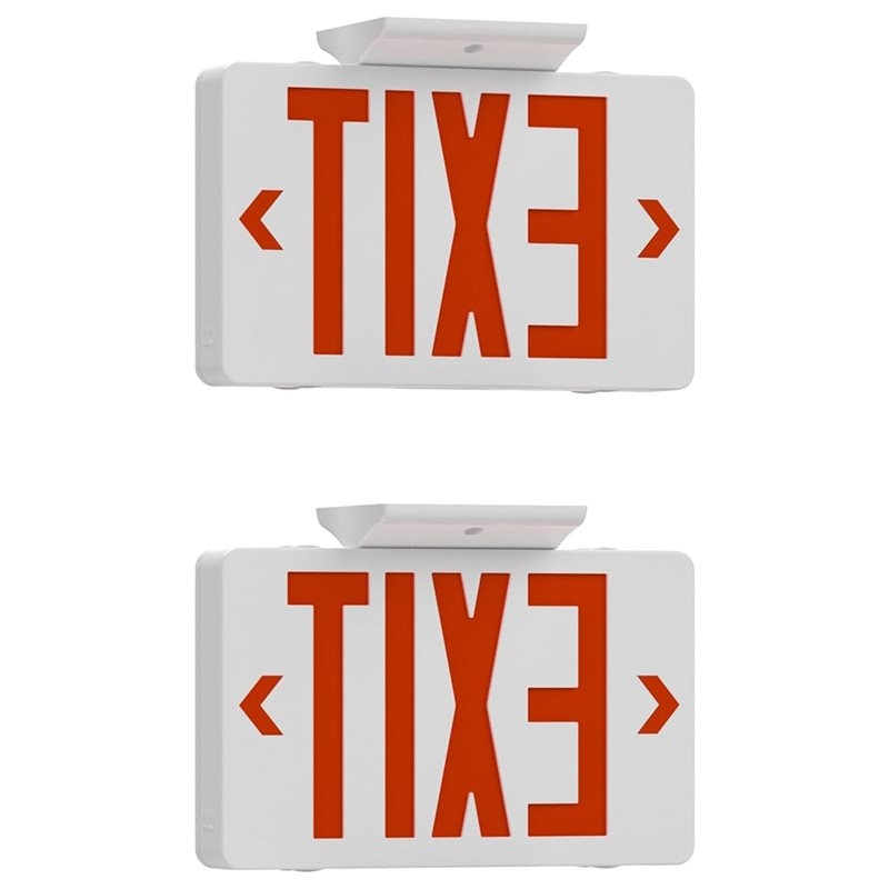 Emergency Exit Sign - 【A10R】Sinal de Saída Vermelho com Luz