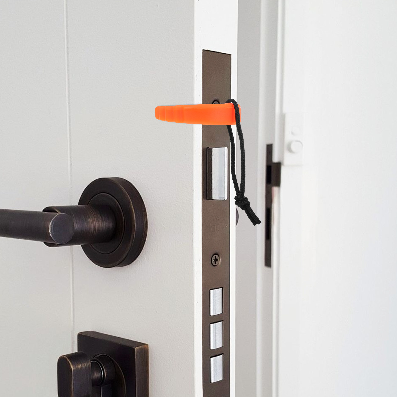 Door Stop Alarm - Bloqueador de Porta Portátil em Forma