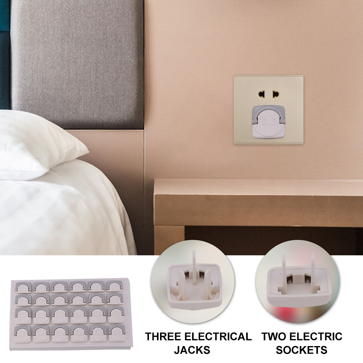Outlet Cover Baby - Protetores de Tomada (24 Peças) -