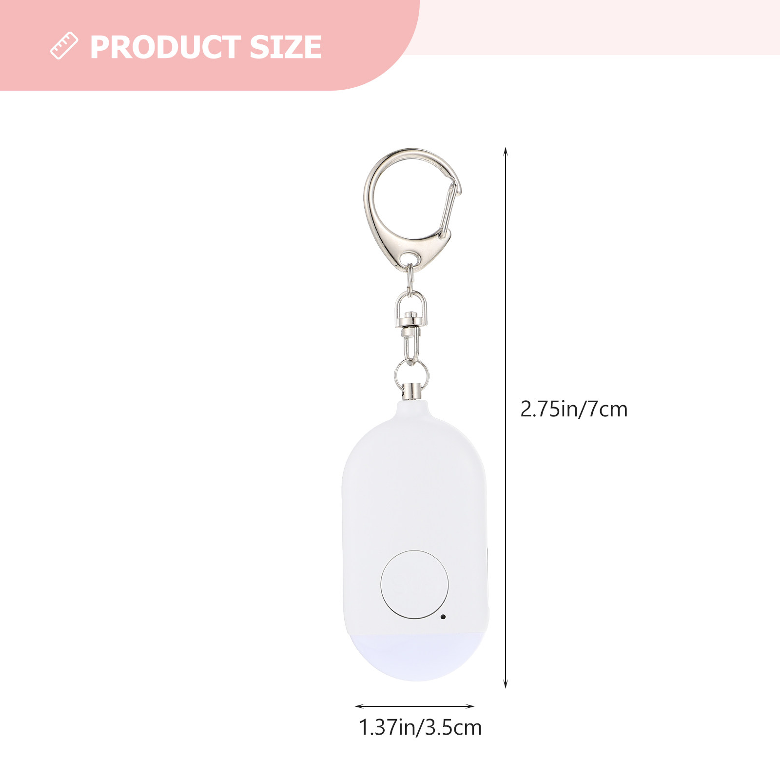 1 Conjunto de Alarme Pessoal R - Personal Alarm Keychain avaliação e preço