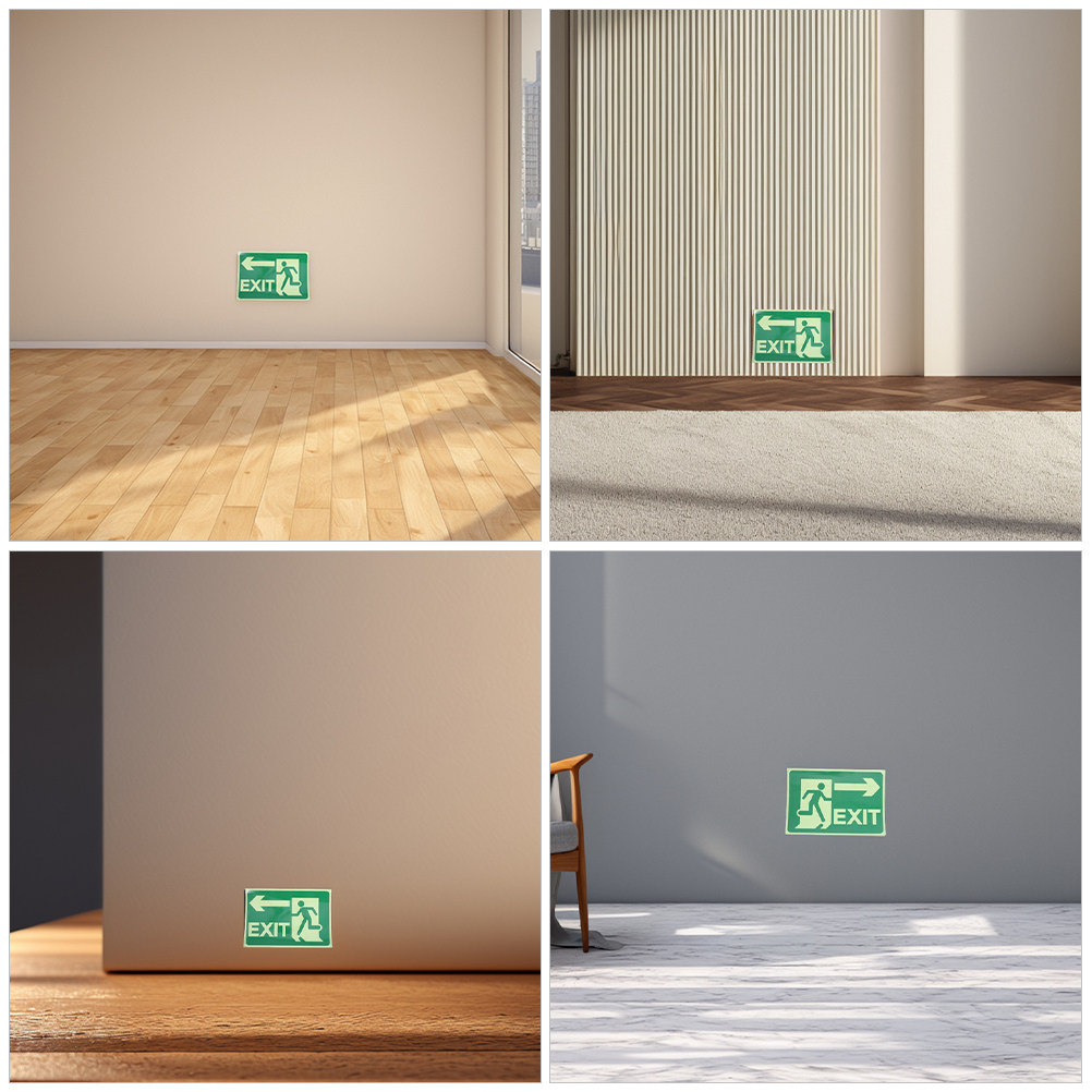 Adesivos de Saída Luminosos (4 - Emergency Exit Sign avaliação e preço