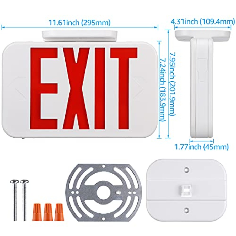 Sinal de Saída LED, Luz de Eme - Emergency Exit Sign avaliação e preço
