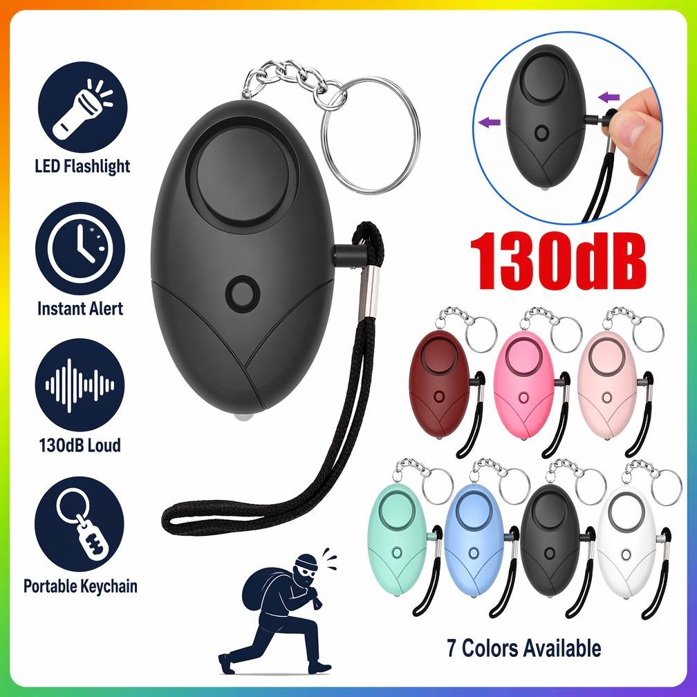 Alarme de Segurança Pessoal 13 - Personal Alarm Keychain avaliação e preço