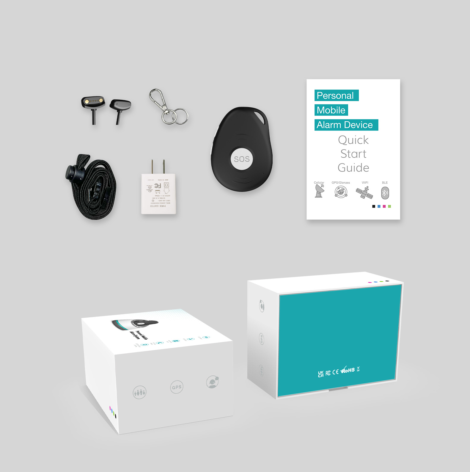Pingente de Rastreamento GPS à - Personal Alarm Keychain avaliação e preço