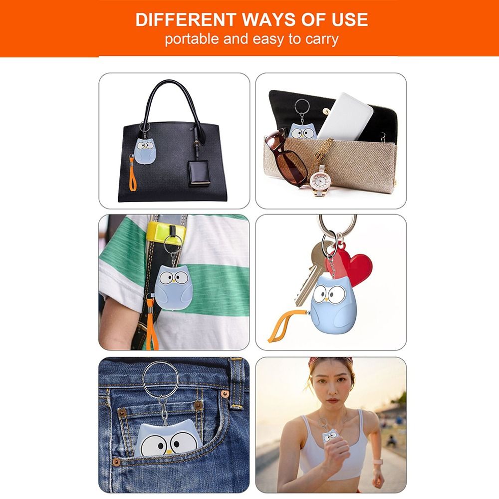 Mini Alarme Pessoal de Autodef - Personal Alarm Keychain avaliação e preço