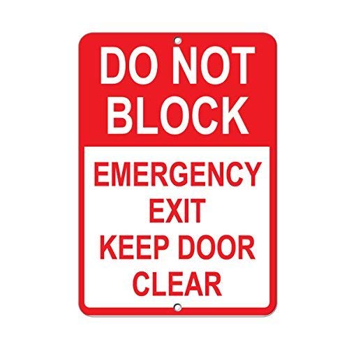 Placa de Metal Vincenicy: Ótim - Emergency Exit Sign avaliação e preço